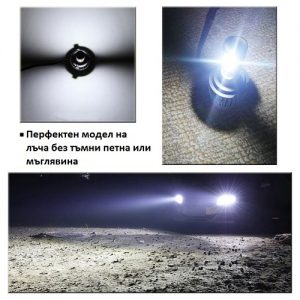 Комплект Автомобилни LED Крушки - LED Headlights H1 - 72W/16000LM/6500K - Image 7