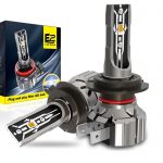 Комплект LED Диодни крушки Hyper - Е2 H7 за по-мощно и равномерно осветление. Осигурява 300% повече източник на светлина от стандартните крушки. Цокъл: H7 Консумирана мошност: 35W. Цвят на светлината: 6000K (бяла). Работно напрежение: DC 12V. Водоустойчива защита IP65 Живот: ≈30000 часа.